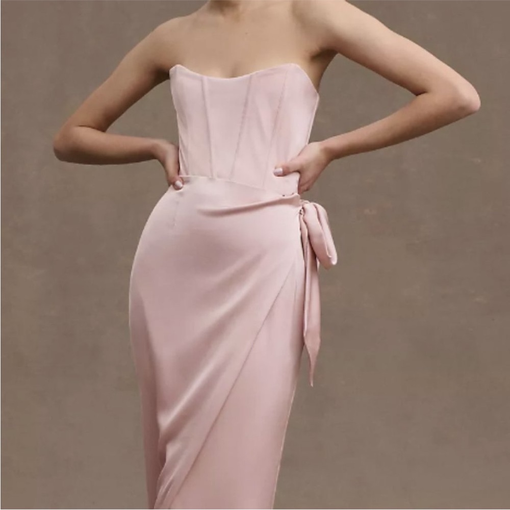 V. Chapman Pink Strapless Dress